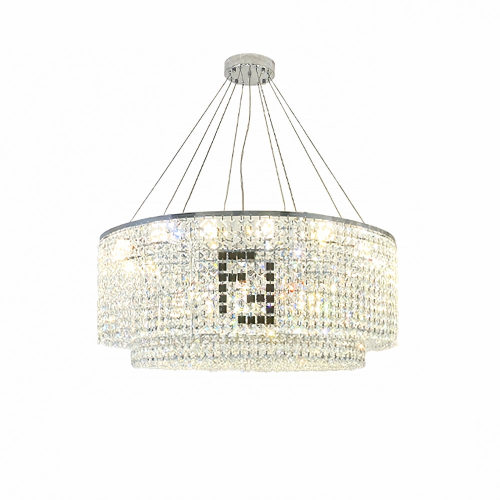 Liliana Round Crystal Chandelier