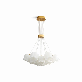 Lily Of The Valley Chandelier flowerpot LED lamp