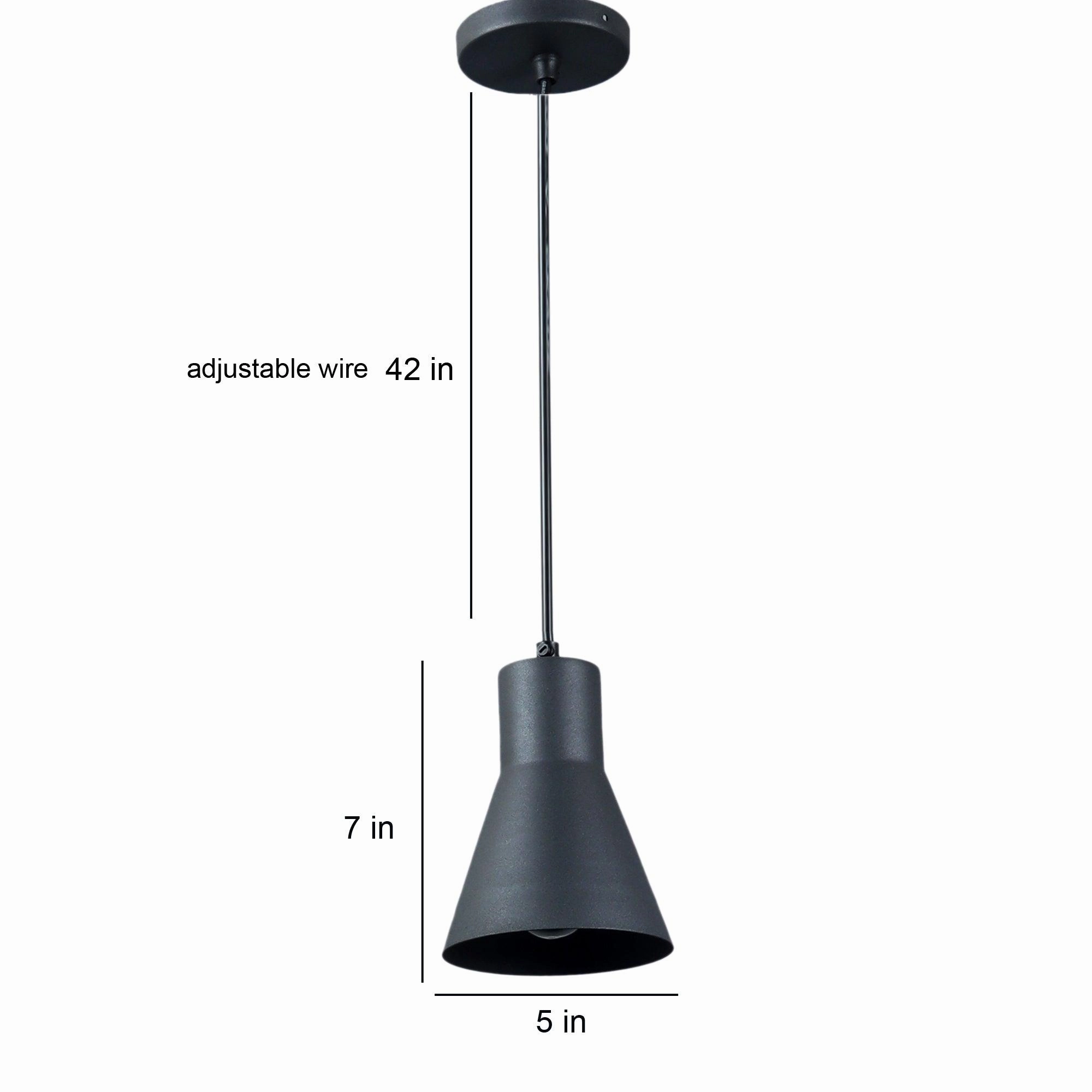 Limpid Black Hanging Light by SS Lightings