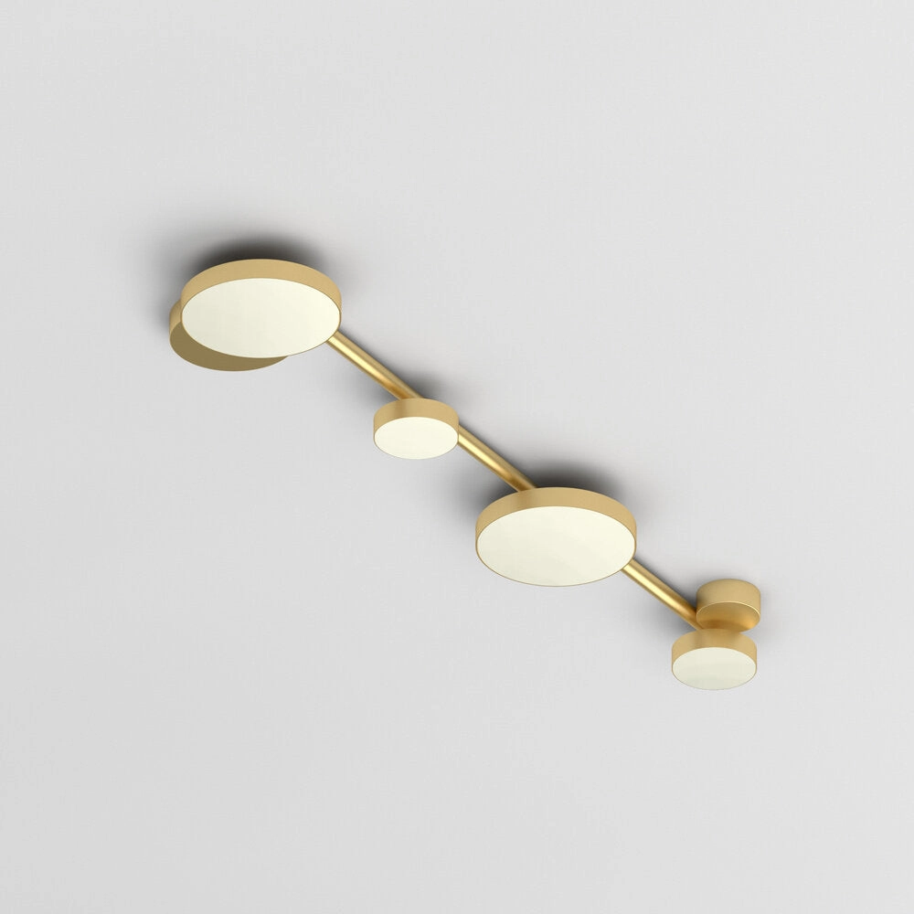 Line, Globes and Discs Flush Mount