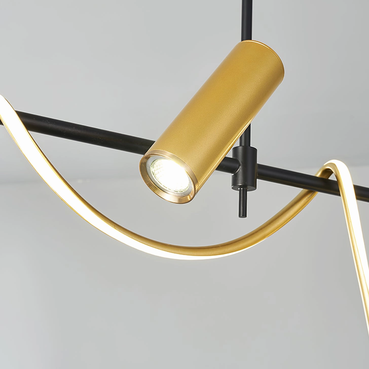Linear Island Chandelier