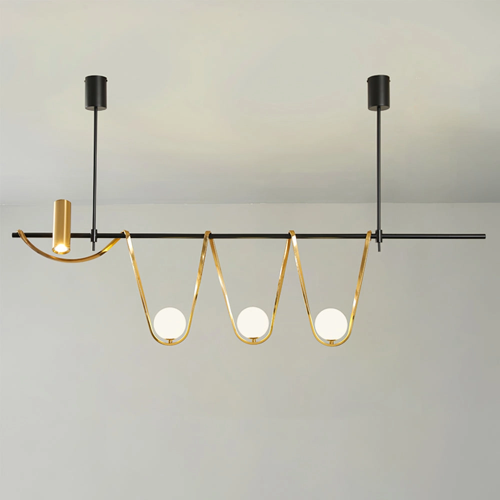 Linear Island Chandelier