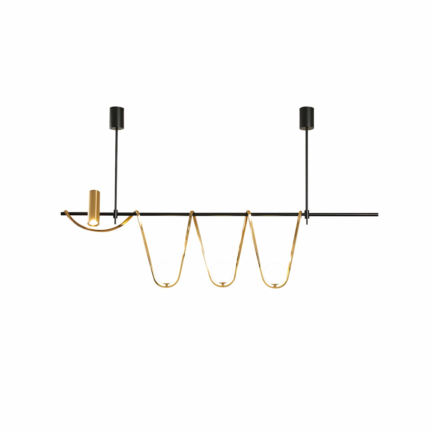 Linear Island Chandelier