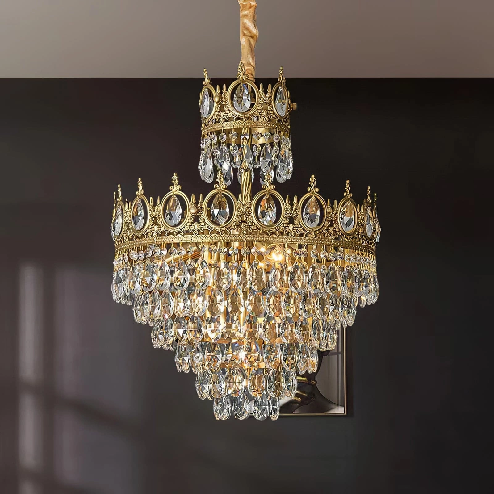 Linfort Brass Chandelier
