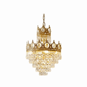 Linfort Brass Chandelier flowerpot LED lamp