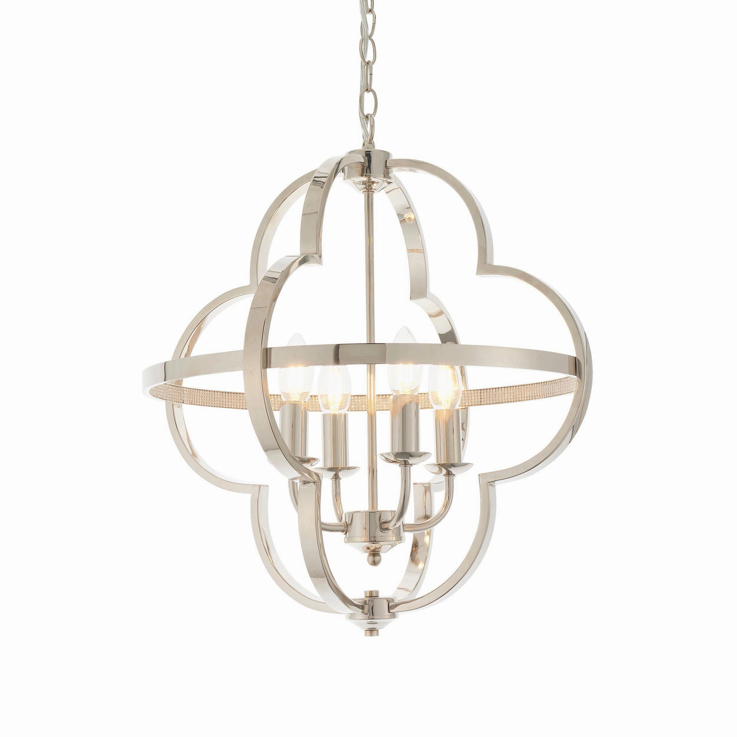 Living Lights Charles 4 Light Nickel Ceiling Pendant modern ceiling lamp
