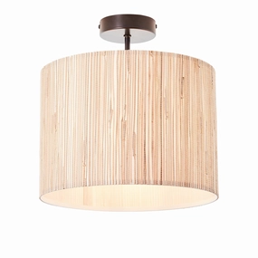 Longshore 1 Light Black Semi Flush Ceiling Light simple ceiling design light