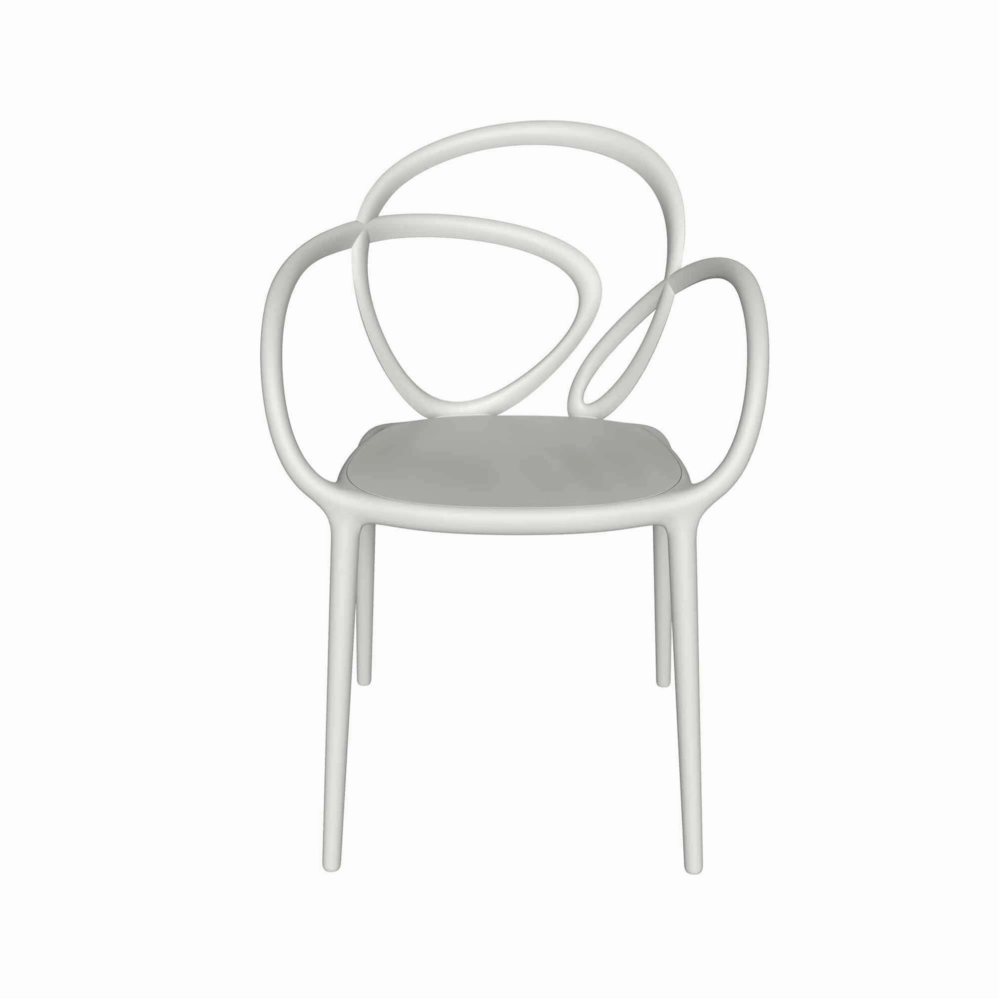 Loop Chair without Cushion, set of 2 pieces