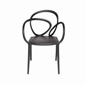 Loop Chair without Cushion, set of 2 pieces indoor ambient light