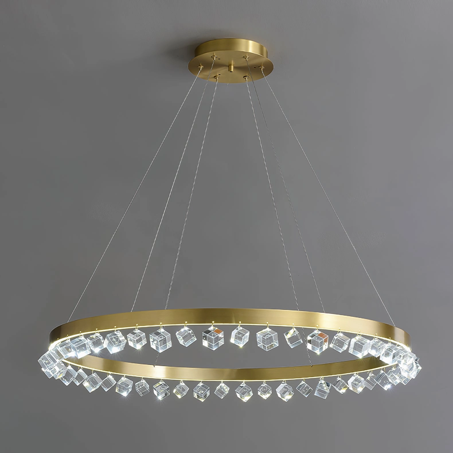 Loop Crystal Chandelier