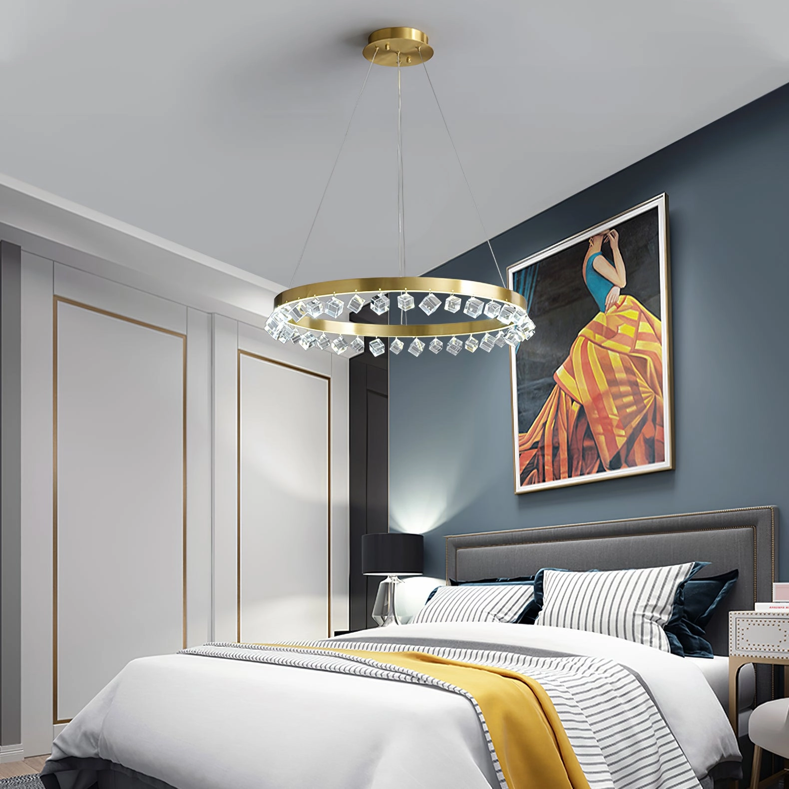 Loop Crystal Chandelier