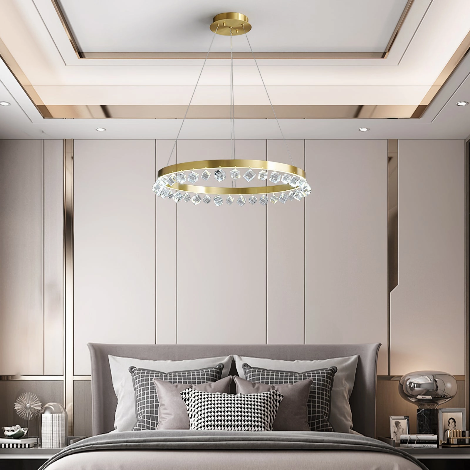 Loop Crystal Chandelier
