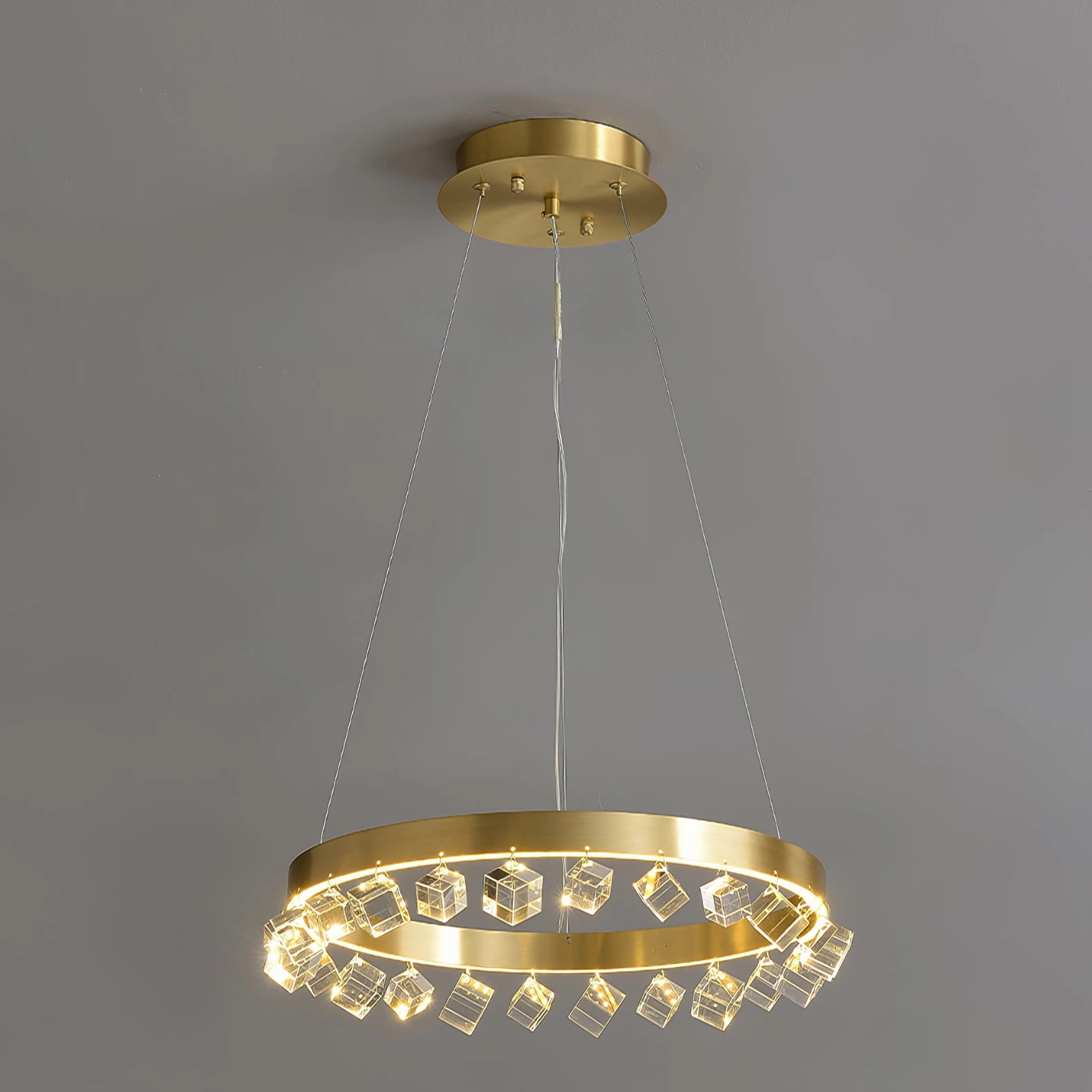 Loop Crystal Chandelier
