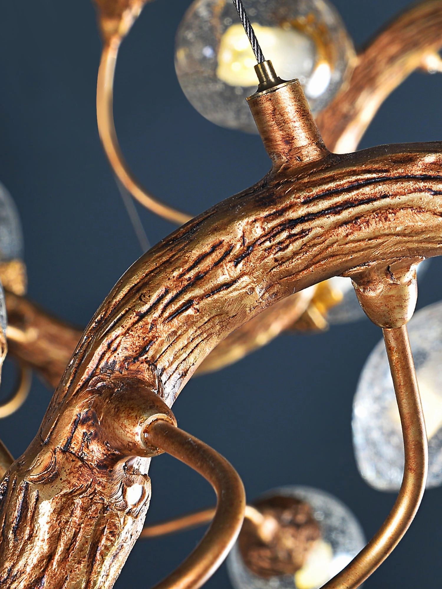 Lotus Brass Chandeliers