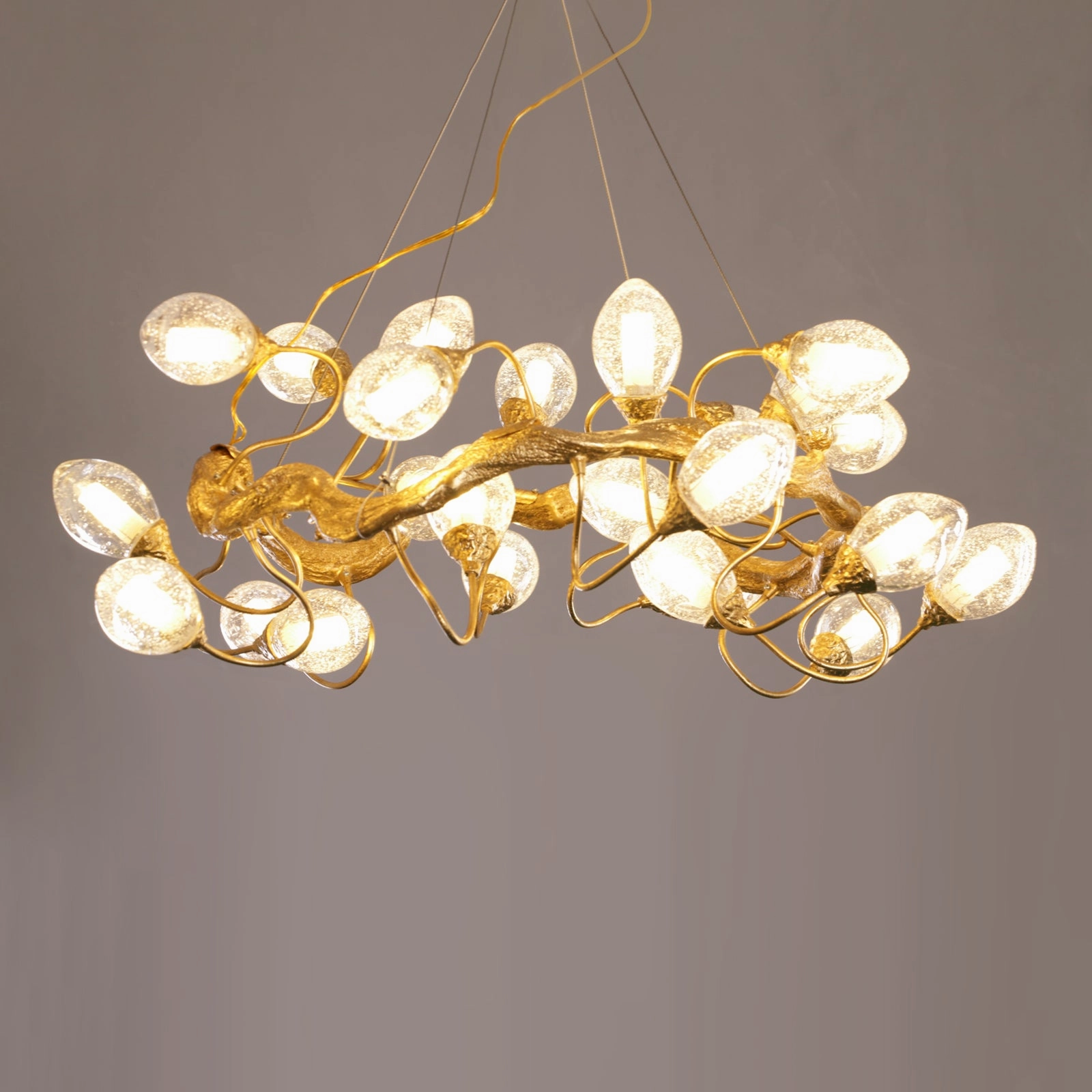Lotus Brass Chandeliers