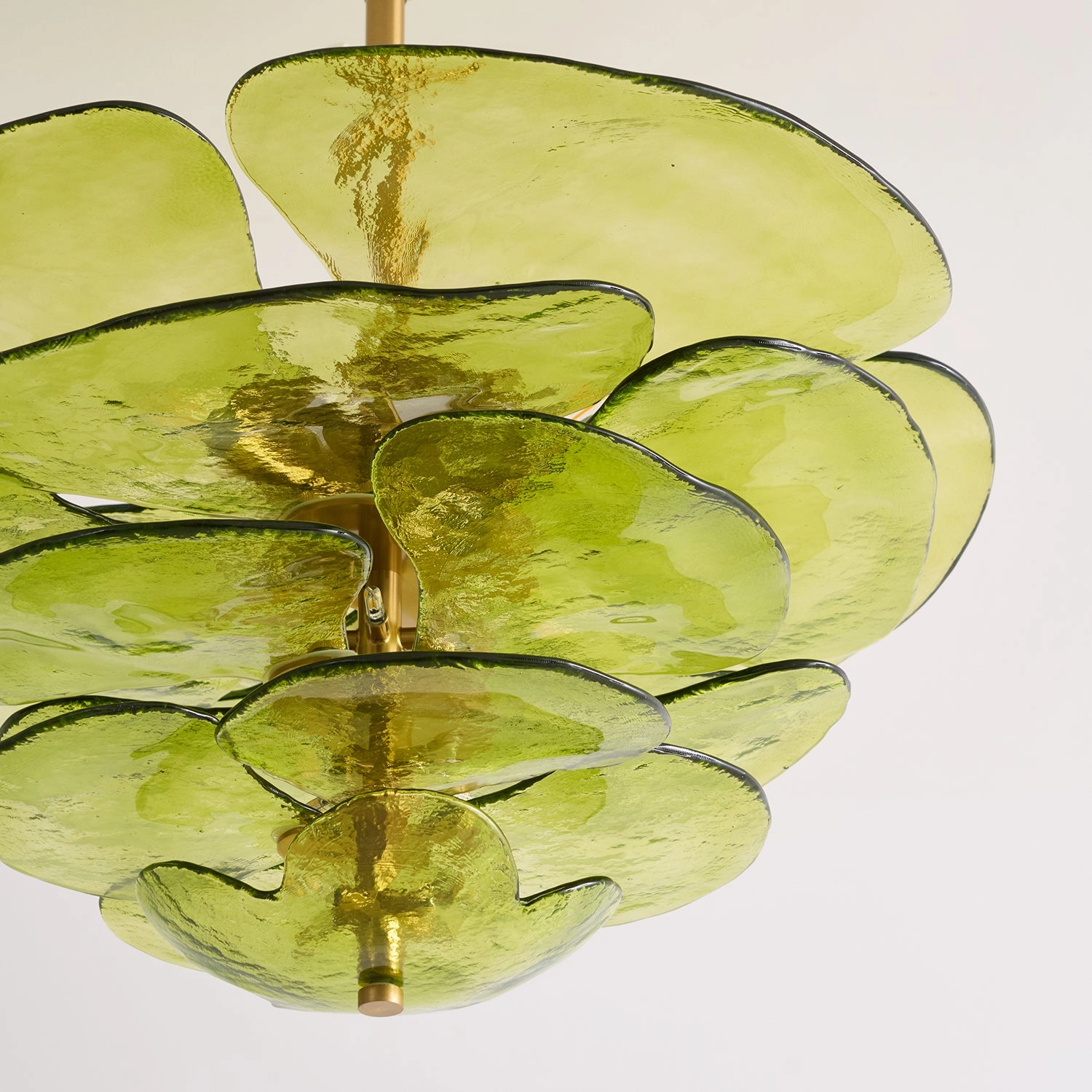 Lotus Leaf Murano Chandelier