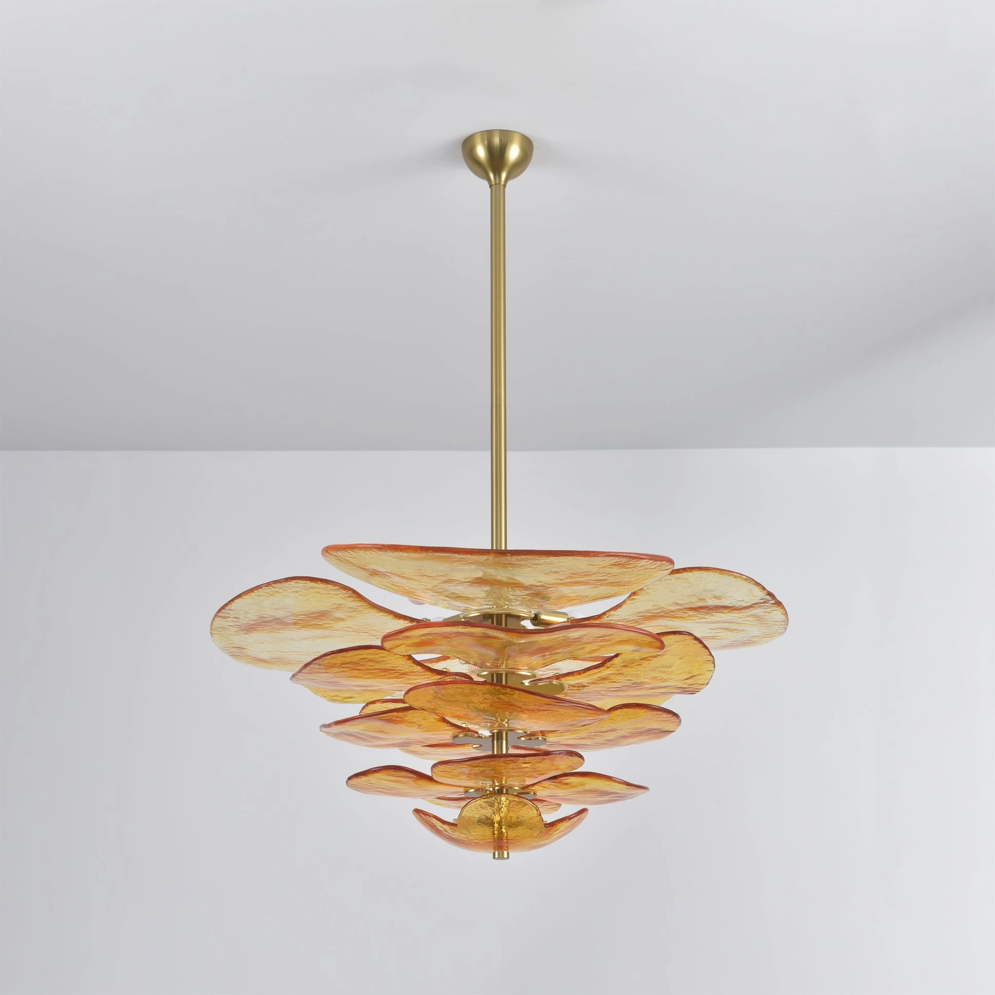 Lotus Leaf Murano Chandelier