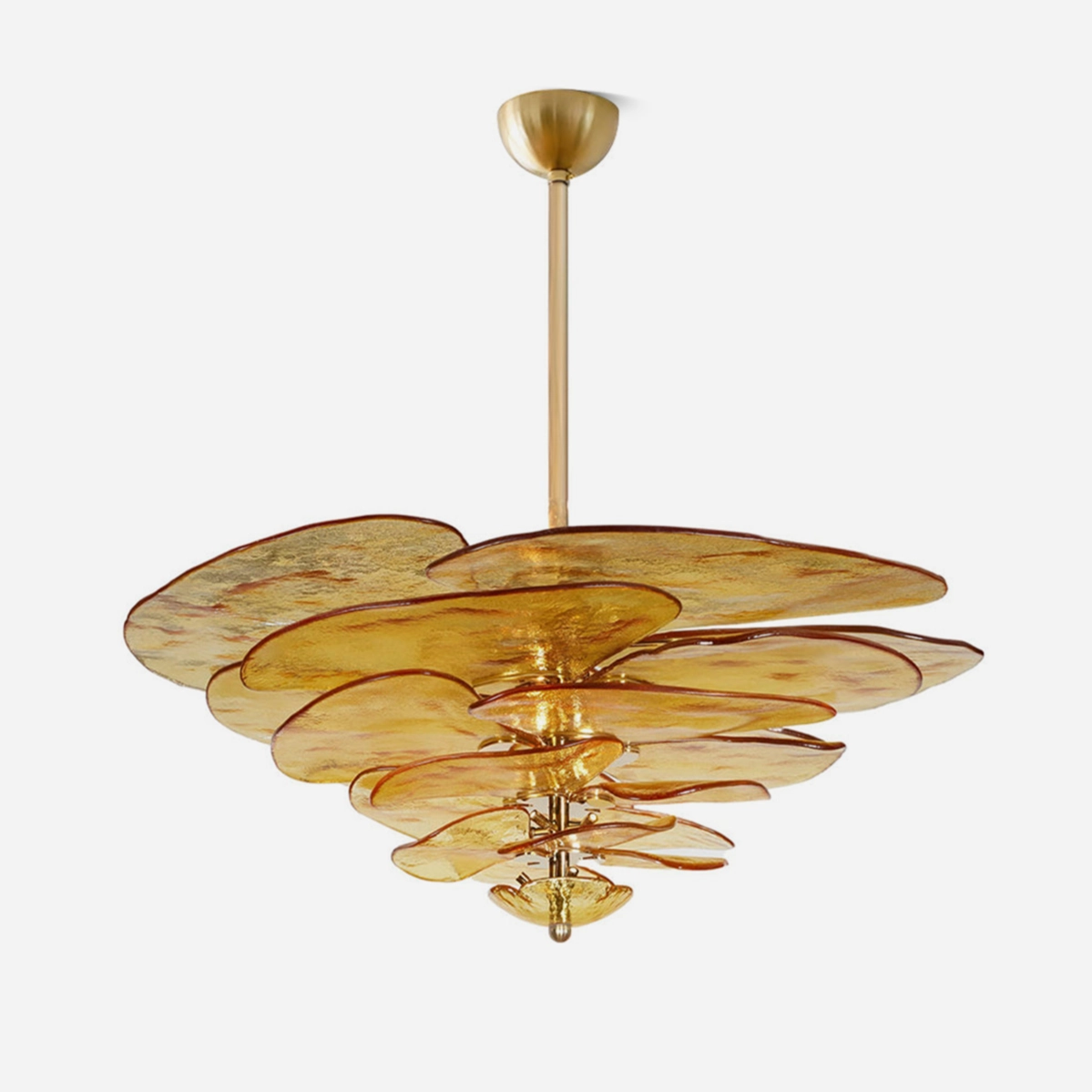 Lotus Leaf Murano Chandelier