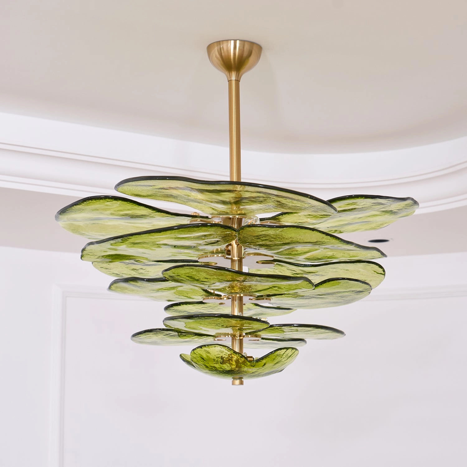 Lotus Leaf Murano Chandelier