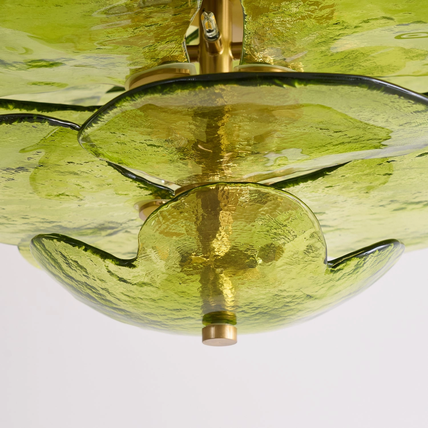 Lotus Leaf Murano Chandelier