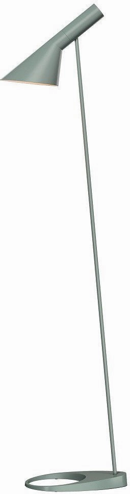 Louis Poulsen Aj Floor Lamp, Pale Petroleum garden LED light