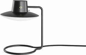 Louis Poulsen Aj Oxford Table Lamp Metal Black/Opal Glass  28 Cm designer outdoor lamp