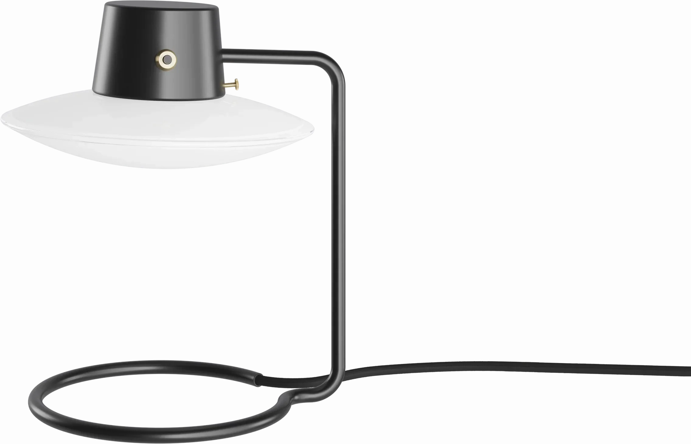 Louis Poulsen Aj Oxford Table Lamp Opal Glass  28 Cm