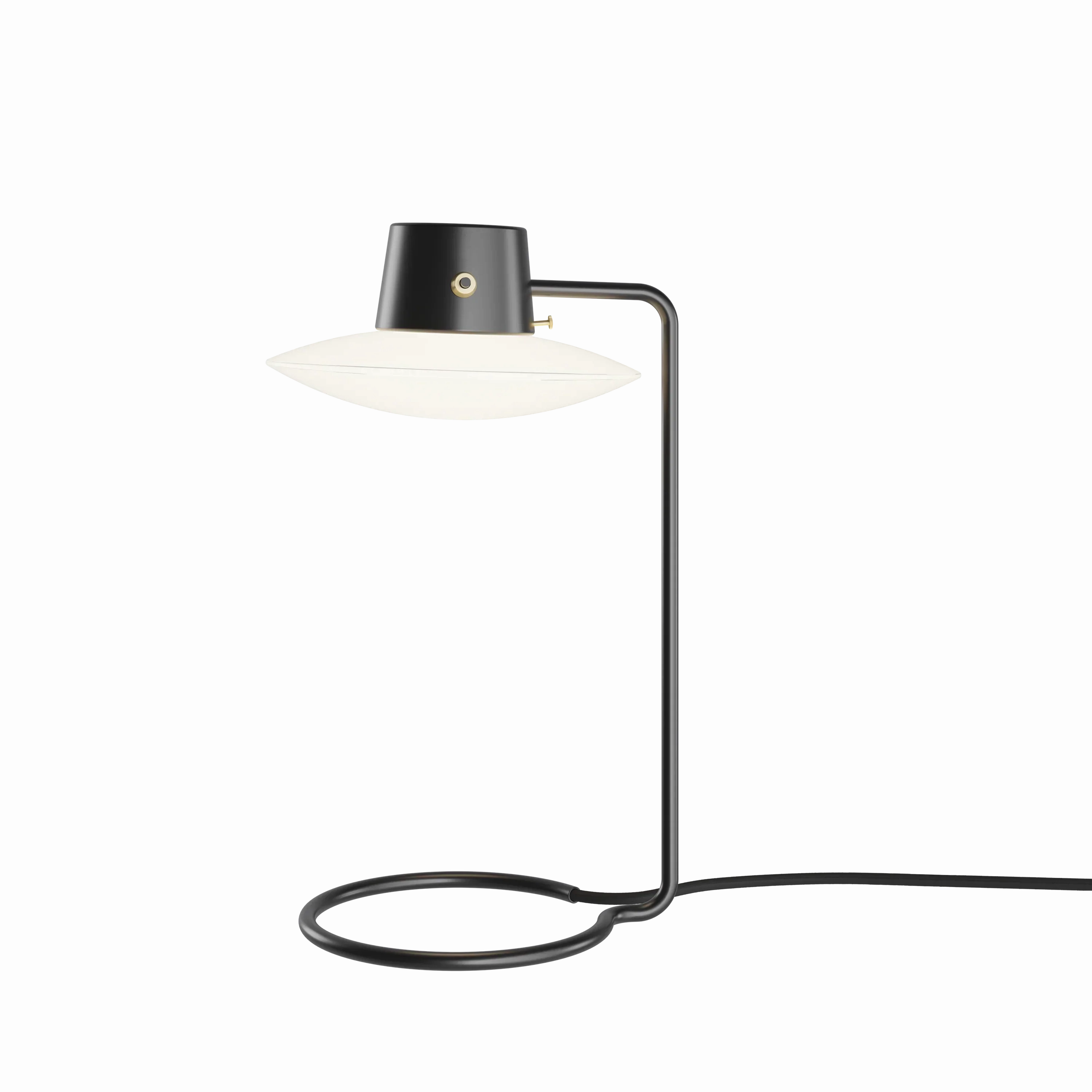 Louis Poulsen Aj Oxford Table Lamp Opal Glass  41 Cm