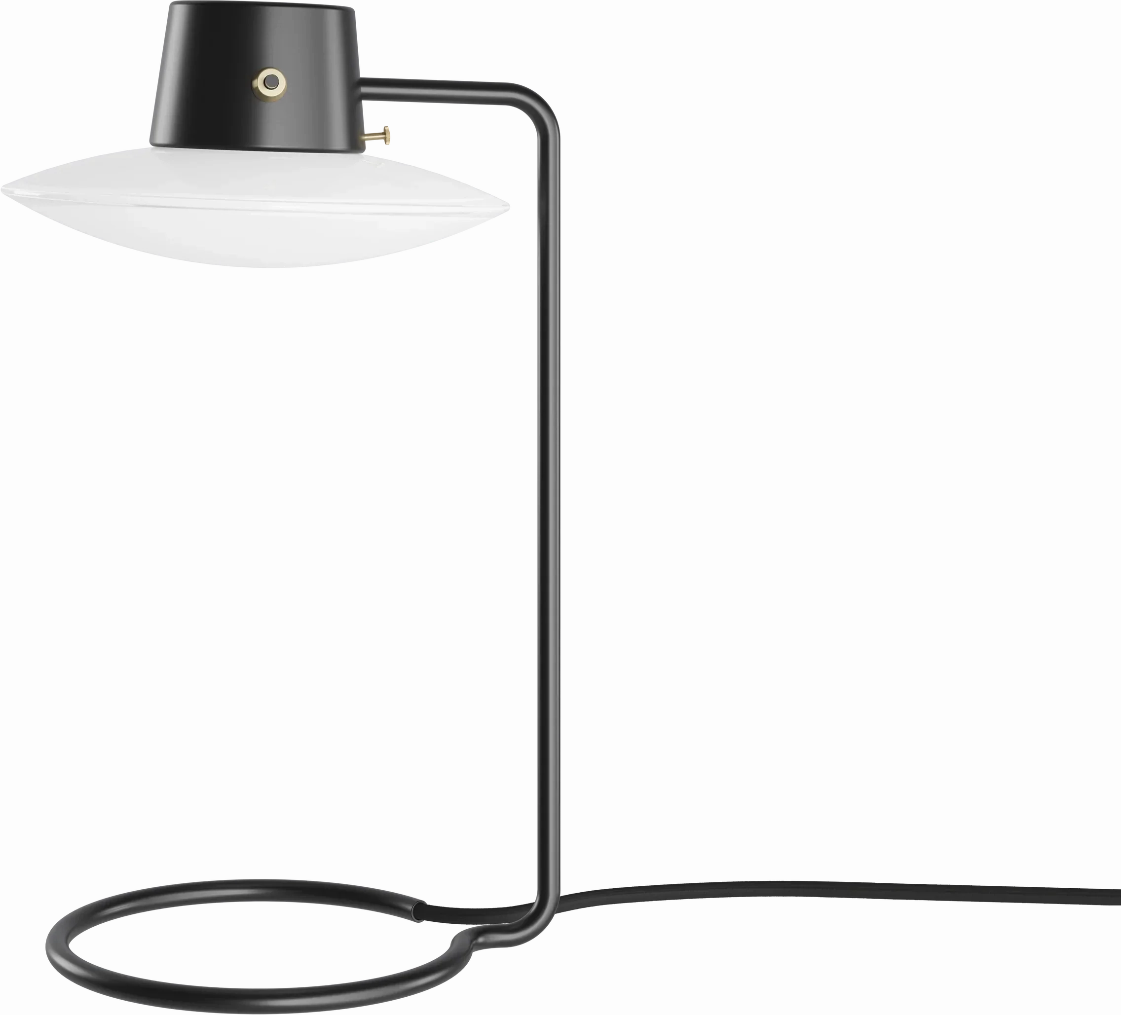 Louis Poulsen Aj Oxford Table Lamp Opal Glass  41 Cm