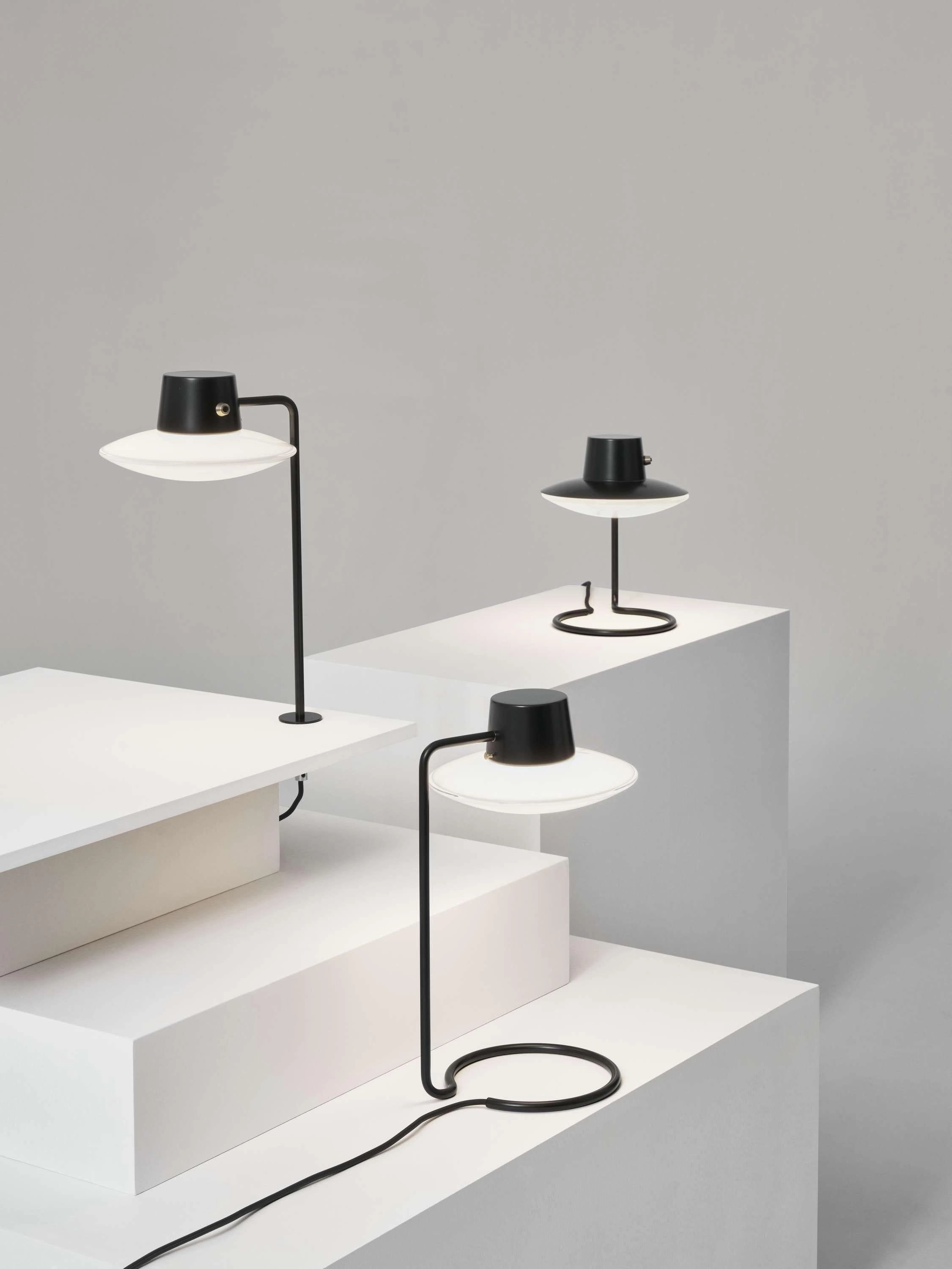 Louis Poulsen Aj Oxford Table Lamp Opal Glass  41 Cm