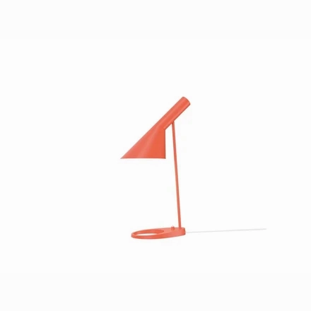 Louis Poulsen Aj Table Lamp, Eletric Orange designer outdoor lamp