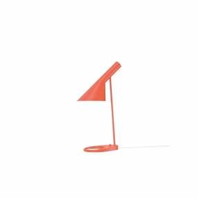Louis Poulsen Aj Table Lamp, Eletric Orange designer outdoor lamp