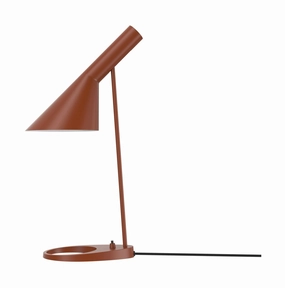 Louis Poulsen Aj Table Lamp V3, Rusty Red designer outdoor lamp