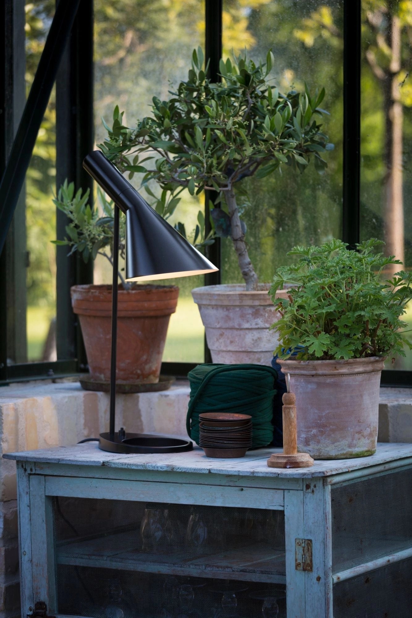 Louis Poulsen Aj Table Lamp V3, Yellow Ochre