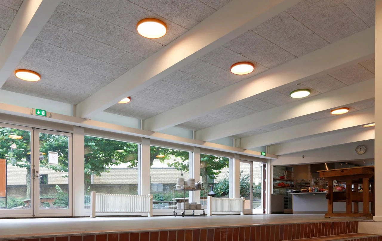 Louis Poulsen Lp Circle Semi Recessed Ceiling Lamp Led Kelvin Adjustable 26 Cm, White