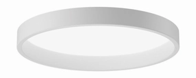 Louis Poulsen Lp Circle Semi Recessed Ceiling Lamp Led Kelvin Adjustable 44 Cm, White designer outdoor lamp