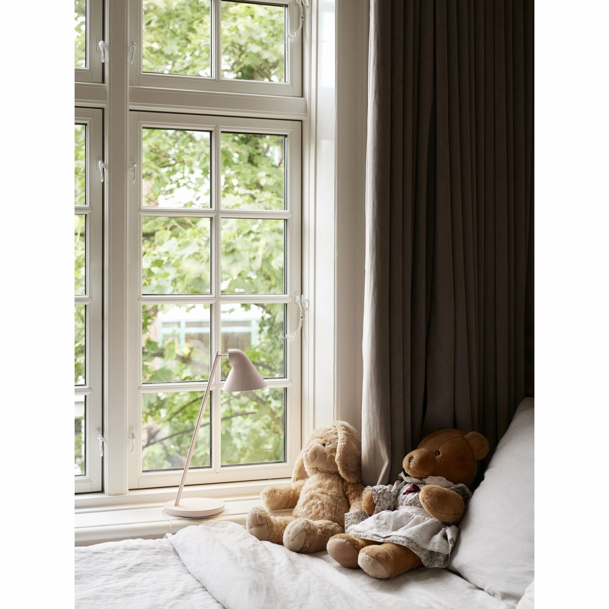 Louis Poulsen Njp Mini Table Lamp, Rose Brown