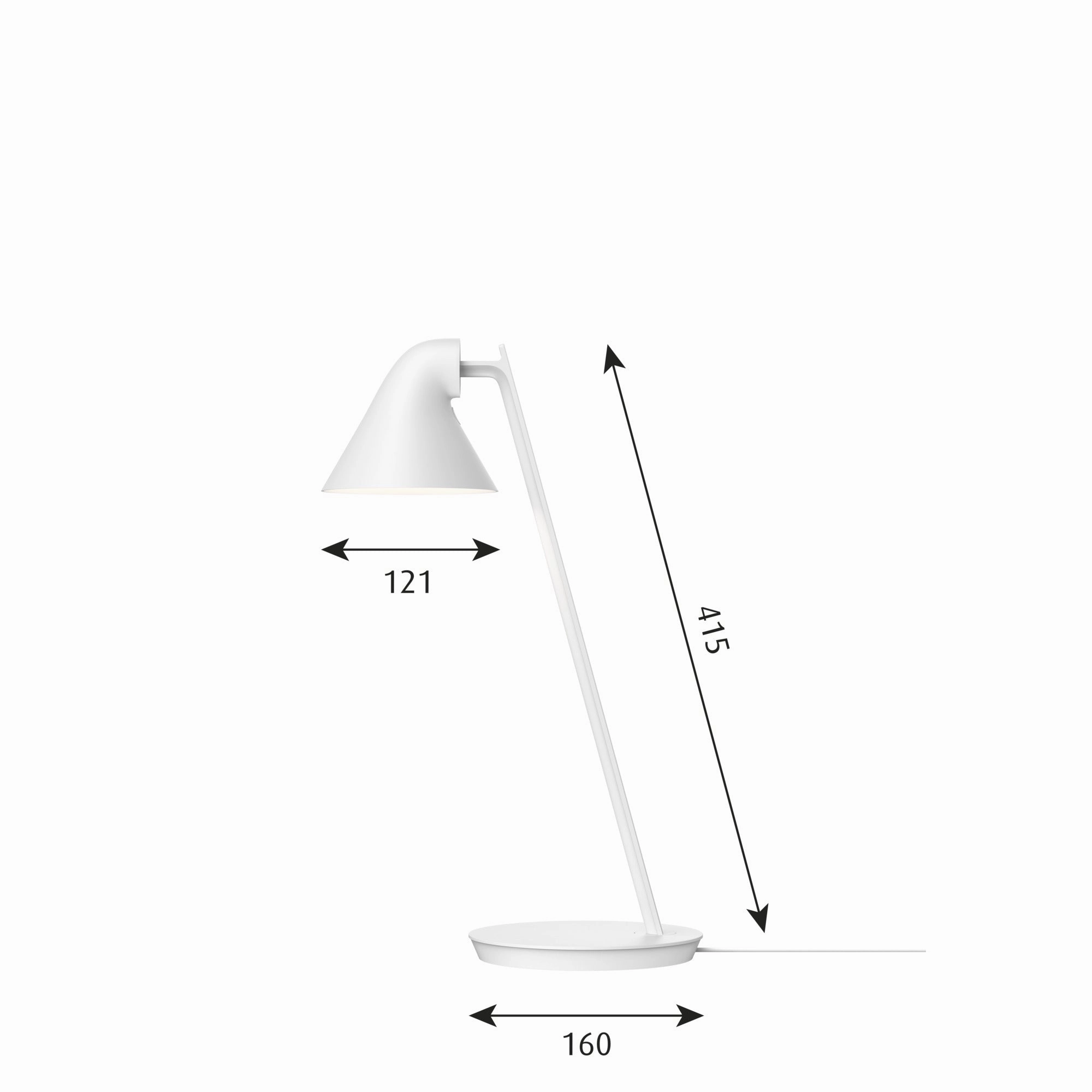 Louis Poulsen Njp Mini Table Lamp, White