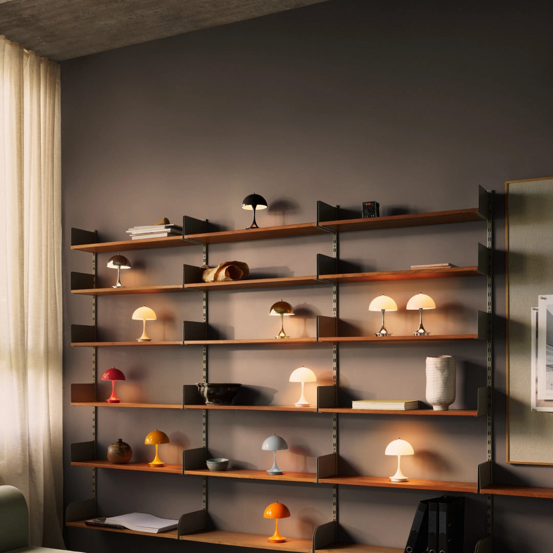 Louis Poulsen Panthella 160 Portable Table Lamp V3, Brass Metallised