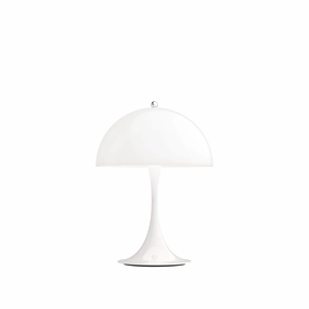 Louis Poulsen Panthella 250 Portable Table Lamp, Opal Acrylic designer outdoor lamp