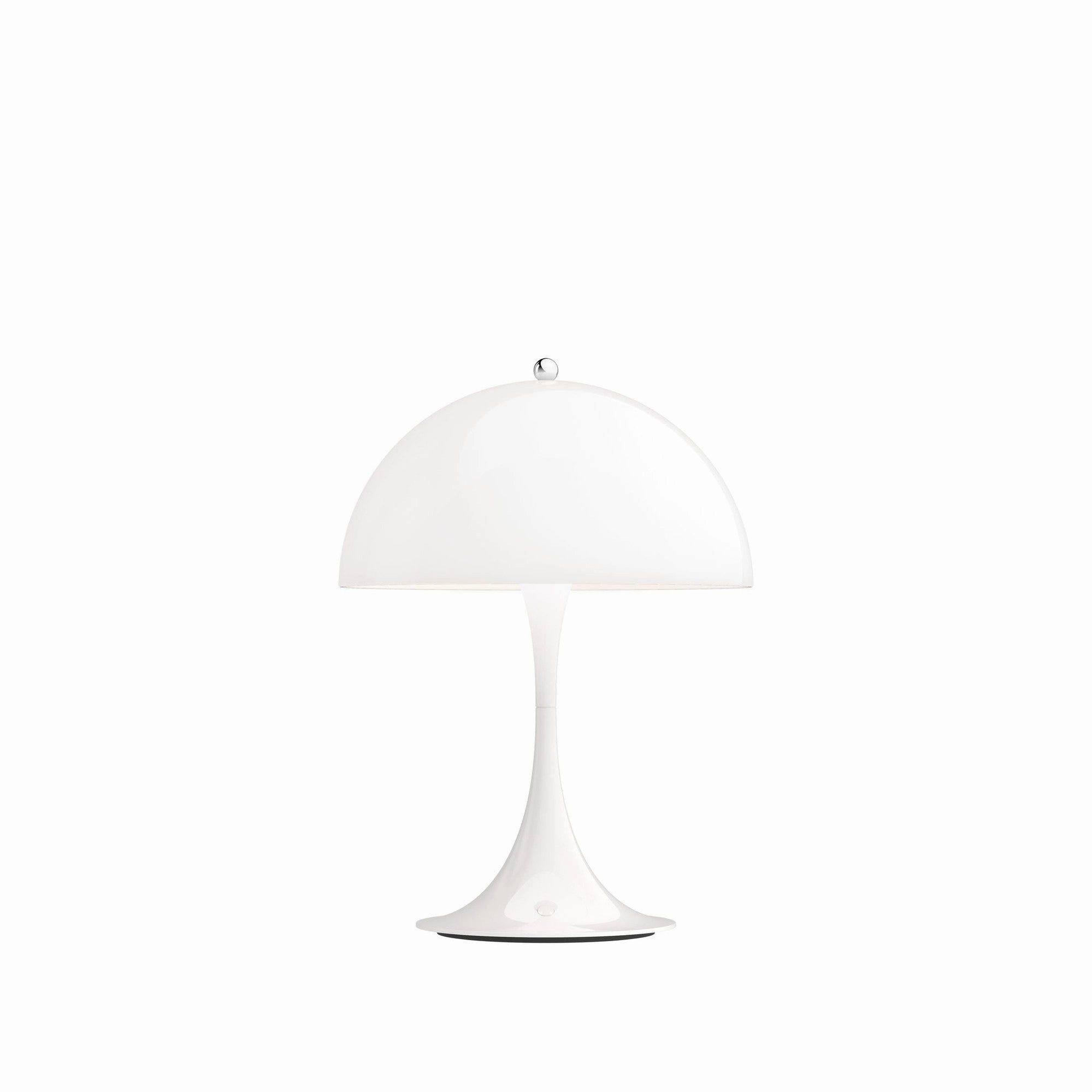 Louis Poulsen Panthella 250 Portable Table Lamp, Opal Acrylic designer outdoor lamp