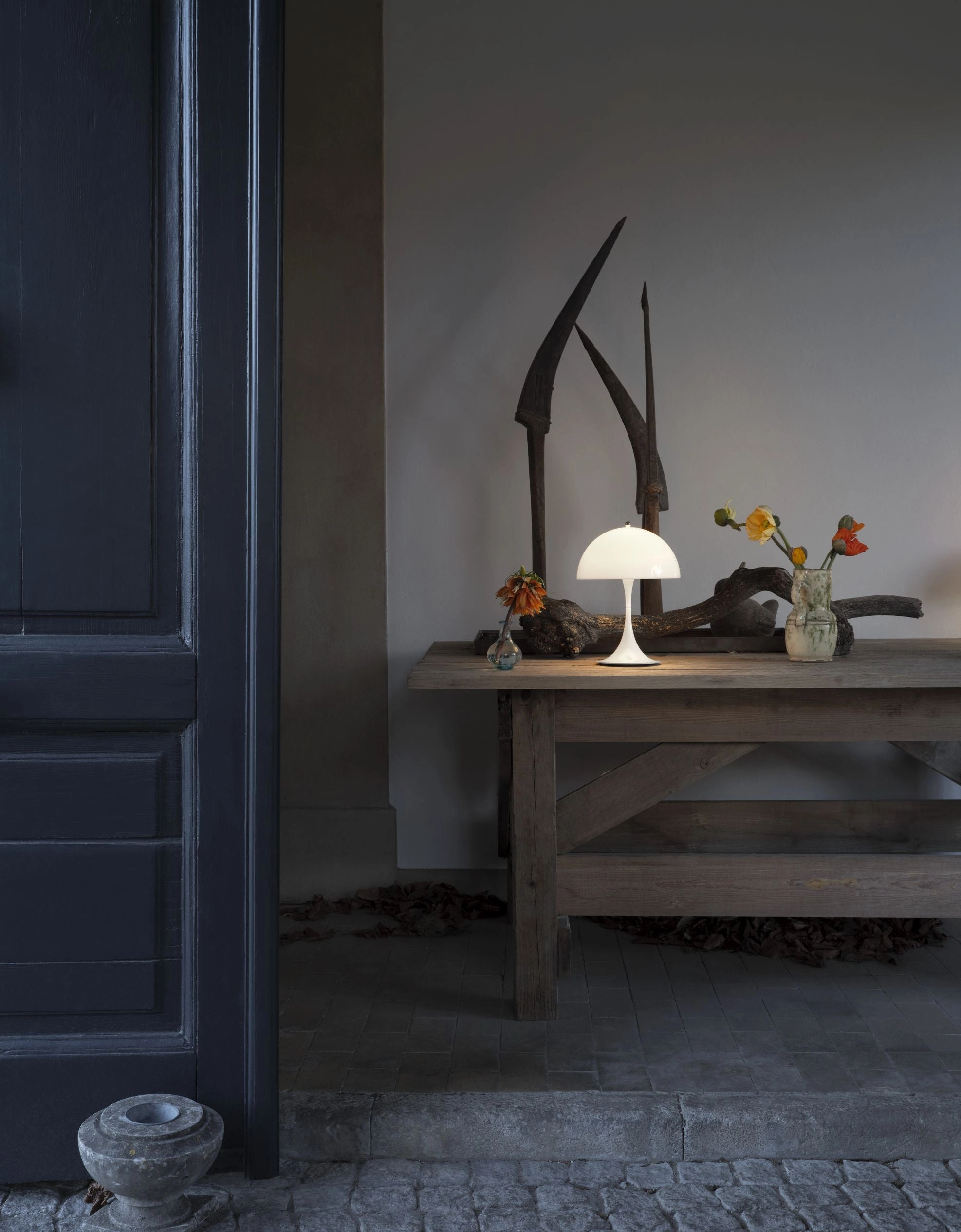 Louis Poulsen Panthella 250 Portable Table Lamp, Opal Acrylic