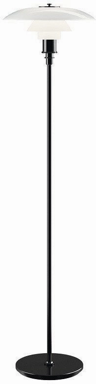 Louis Poulsen Ph 31/2 21/2 Floor Lamp Black Metallized garden LED light