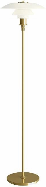 Louis Poulsen Ph 31/2 21/2 Floor Lamp, Brass garden LED light