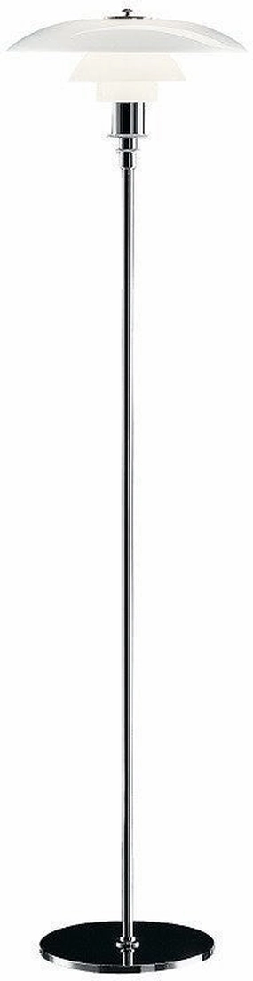 Louis Poulsen Ph 31/2 21/2 Floor Lamp High Gloss Chrome Plated garden LED light