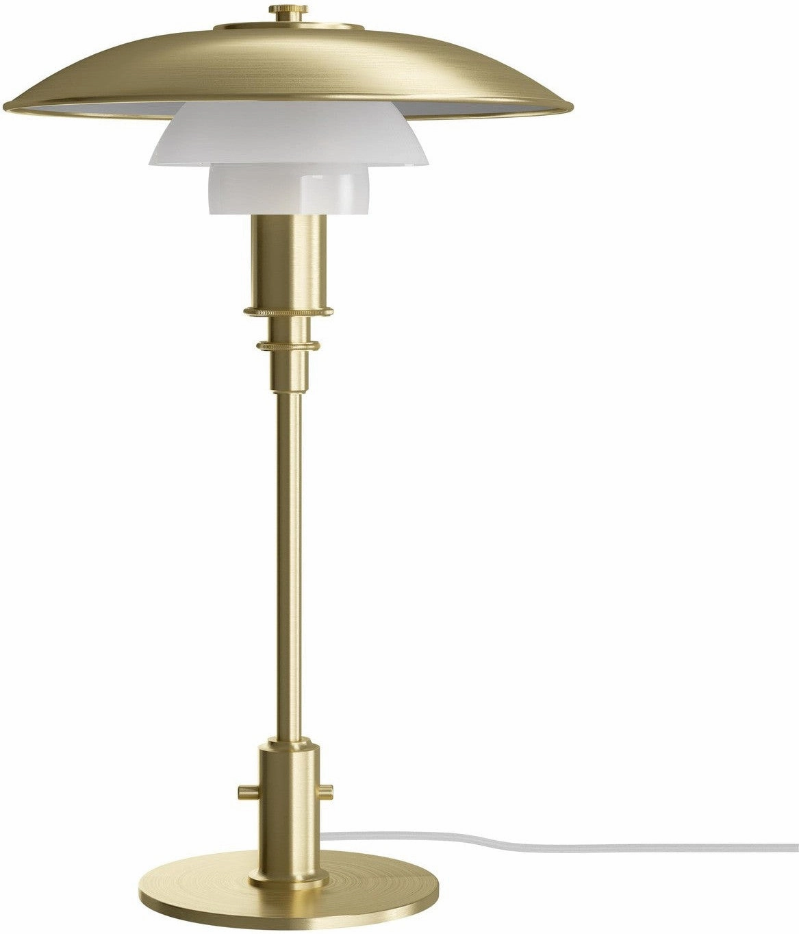 Louis Poulsen Ph 3/2 Table Lamp Limited Edition, Brass/Opal designer outdoor lamp