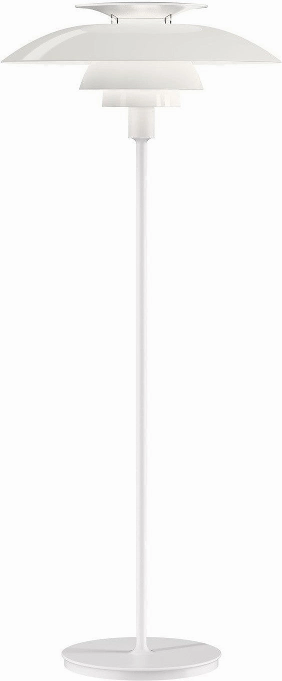 Louis Poulsen Ph 80 Floor Lamp 70 W E27 With Switch, Acrylic Opal White/White garden LED light