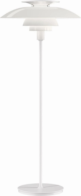 Louis Poulsen Ph 80 Floor Lamp 70 W E27 With Switch, Acrylic Opal White/White garden LED light