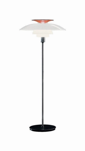 Louis Poulsen Ph 80 Floor Lamp, Acrylic Opal White garden LED light