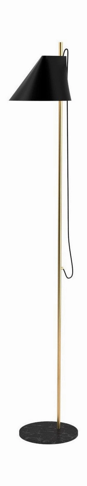 Louis Poulsen Yuh Floor Lamp, Brass/Black garden LED light